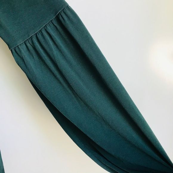 MICHAEL‎ Michael Kors Emerald Green Grommet Lace Up Neck Long Sleeve Top - Picture 7 of 9